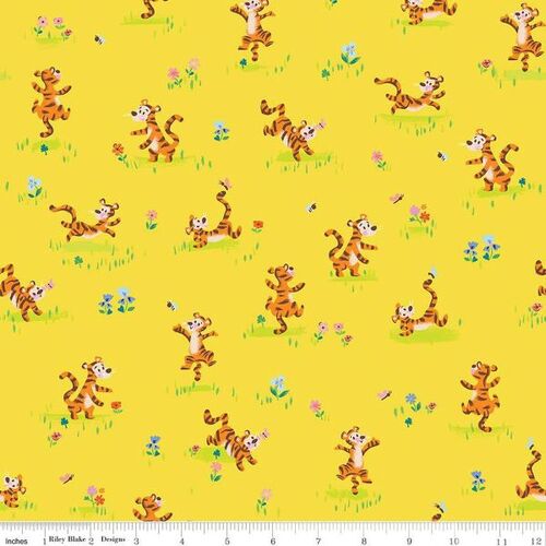 100 Aker Woods Bouncing Tigger C15173-YELLOW