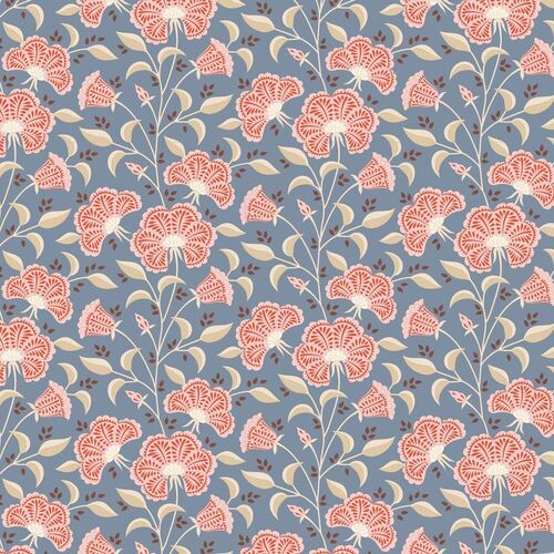 Fabric Remnant-Tilda Windy Days Stormy Floral 65cm