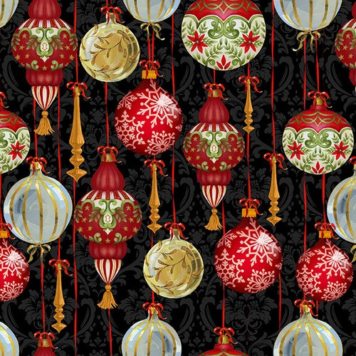 Fabric Remnant- Christmas Legend II Hanging Ornaments 88cm