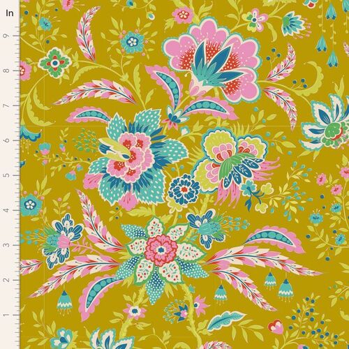 Fabric Remnant-Tilda Bloomsville Late Bloomer Floral 77cm