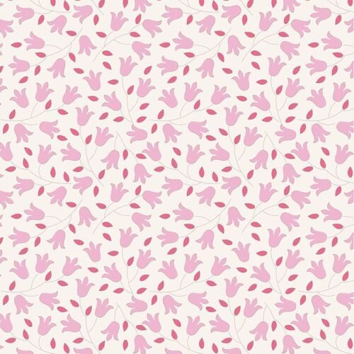 Fabric Remnant- Tilda Old Rose Sophie Floral 84cm