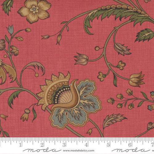 Fabric Remnant-Moda Bonheur De Jour Blanchet Floral 84cm