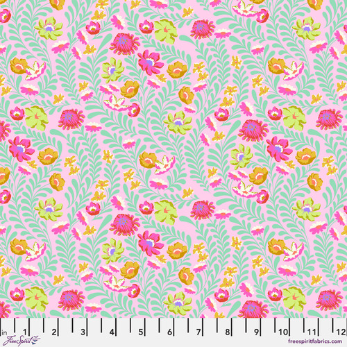 Tula Pink Untamed Flowerfield Floral PWTP243.LUNAR