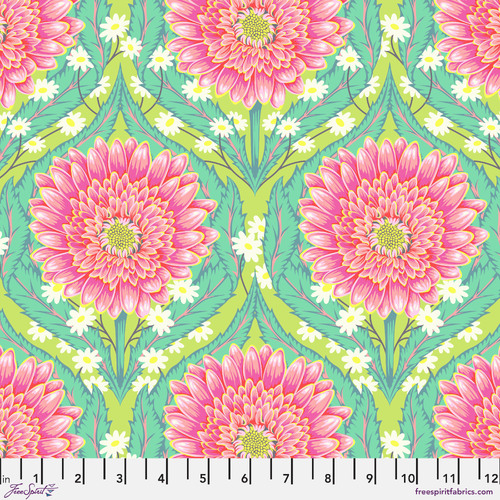 Tula Pink Untamed Daisy & Confused Floral PWTP236.MOONBEAM