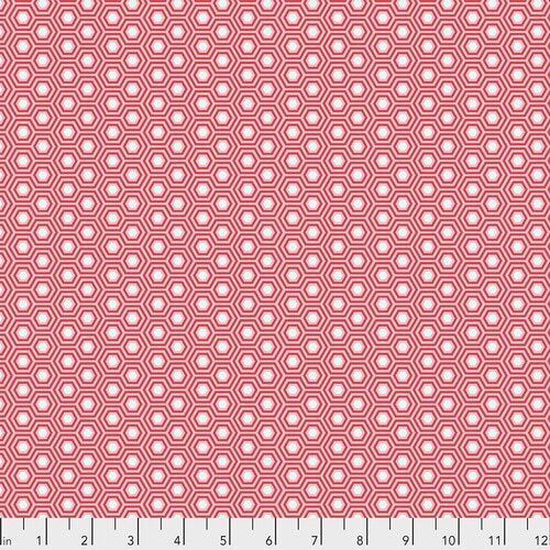 Fabric Remnant -Tula Pink True Colours Hexy Flamingo 86cm