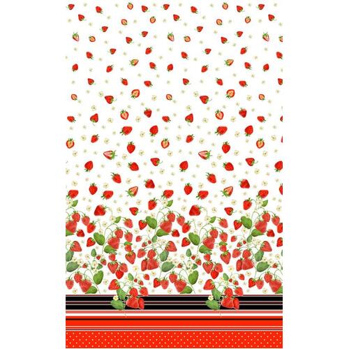 Fabric Remnant - Strawberry Fields Forever 38cm