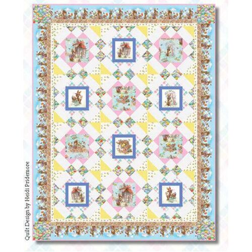 Henry Glass Bunny Tails Blocks Quilt Kit #2