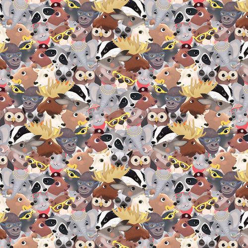 Animal Kingdom Digital Packed Animals Multi Y3923-55