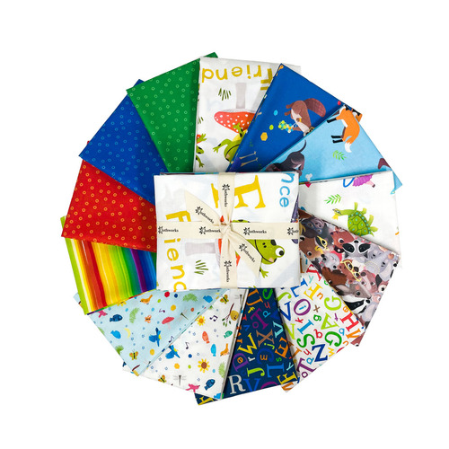 Animal Kingdom Fabric FQ Fat Quarter Bundle FQ0429