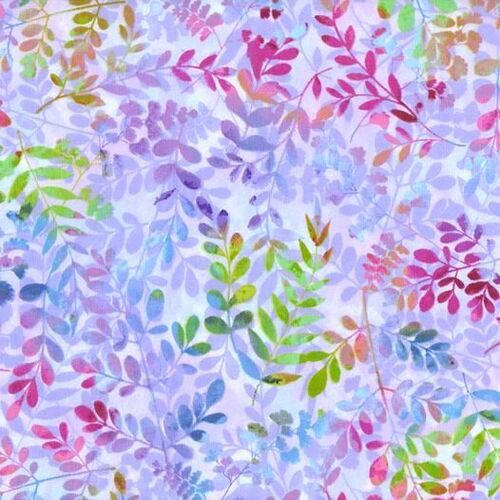 Fairytale Forest Ferns Rainbow Multi 3018-55