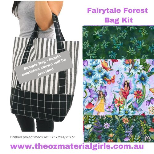 Fairytale Forest Fairies Grocery / Library / Handbag KIT #2