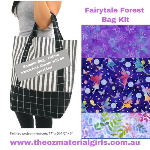 Fairytale Forest Fairies Grocery / Library / Handbag KIT #1