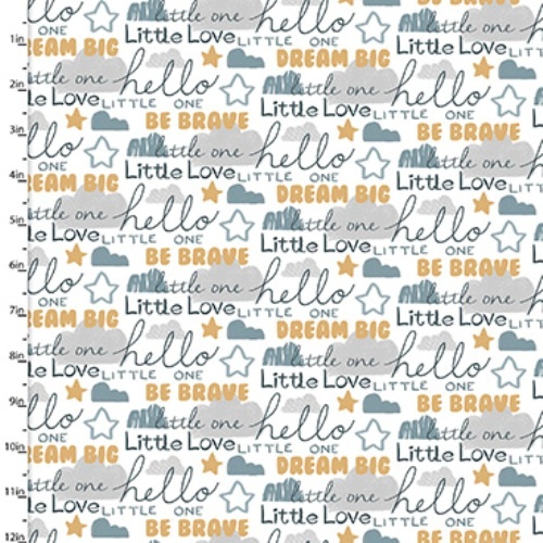 Super Sale Little Lions Words Love Brave Dream FT16060 