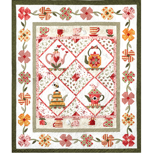 Garden Tea Party BOM Quilt Pattern Set of 6