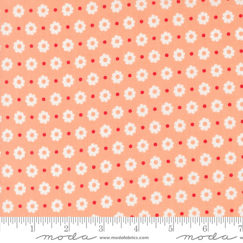 Moda Laguna Sunrise Petal Florals Dot Cantaloupe 37683 13