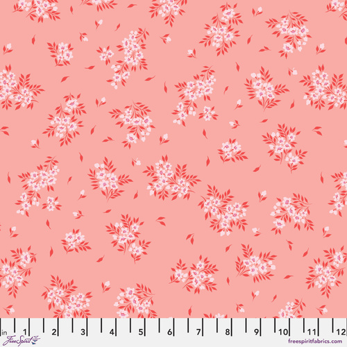 Tula Pink True Colors What a Ditz Floral PWTP253.Peachykeen