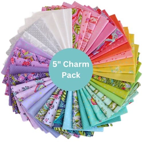 Tula Pink Full Moon Forest II 5" Charm Pack 42pcs