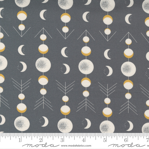 Fabric Remnant -	 Moda Through The Woods Moon Phases 78cm