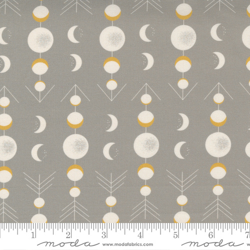 Fabric Remnant -Moda Through The Woods Moon Phases 90cm