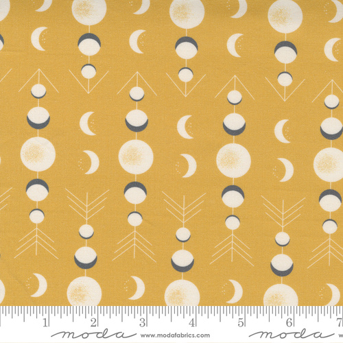 Fabric Remnant -Moda Through The Woods Moon Phases 43cm