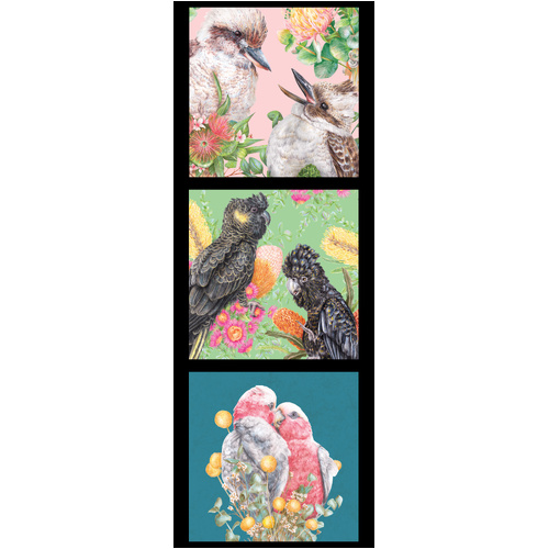 Kayla Reay Kookaburras, Cockatoos, Galahs Bird Panel DV6458