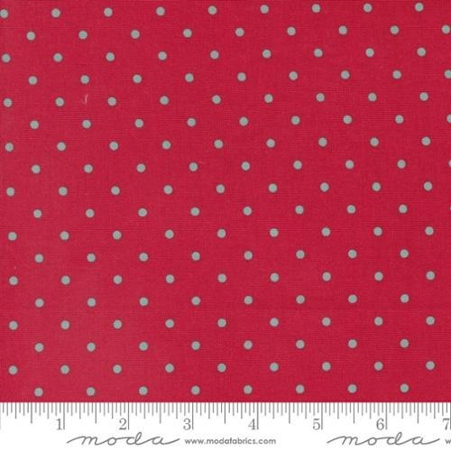 Fabric Remnant - Moda My Summer House Dottie Dots  75cm