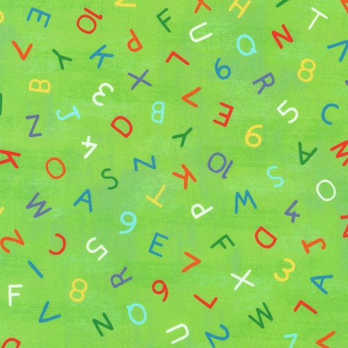 Fun-2-3 Alphabet Numbers Novelty I Spy Lime Green 22906-50 